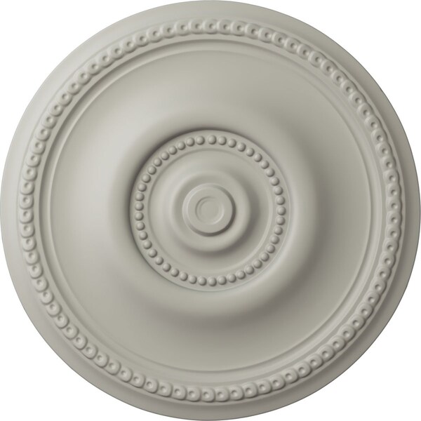 Ekena Millwork Raynor Ceiling Medallion (Fits Canopies up to 6"), Hand-Painted Pot of Cream, 20 5/8"OD x 1 3/8"P CM20BEPCF - main